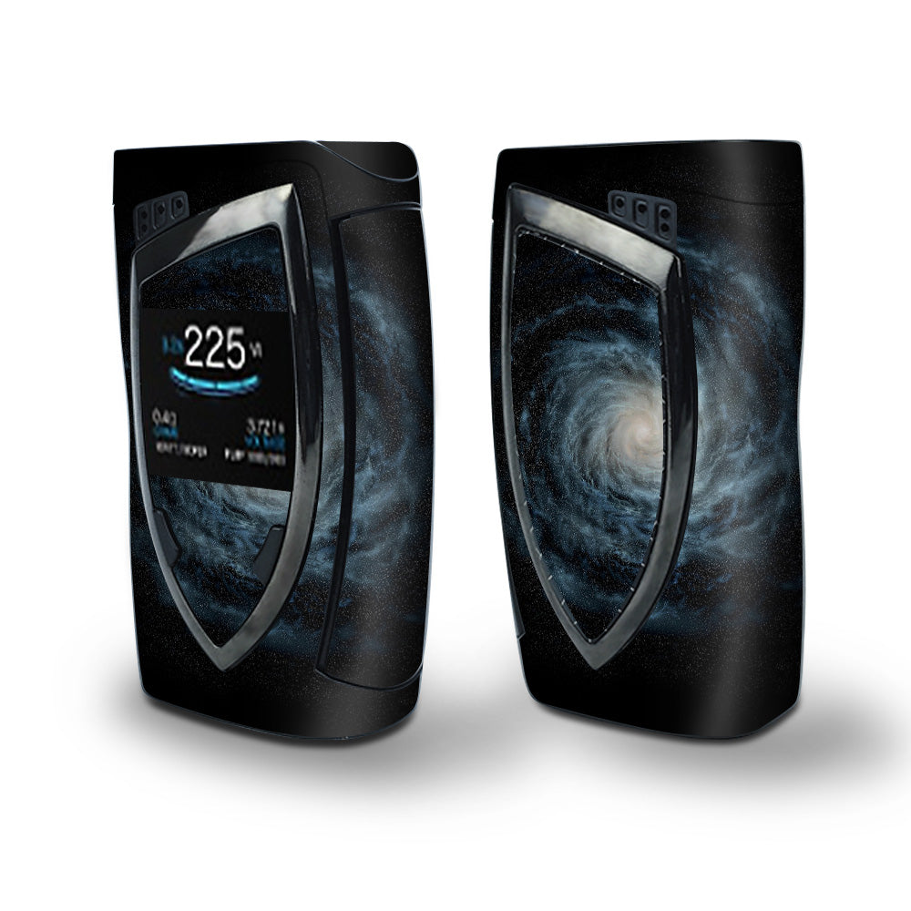 Skin Decal Vinyl Wrap for Smok Devilkin Kit 225w Vape (includes TFV12 Prince Tank Skins) skins cover/ Hurricane clouds