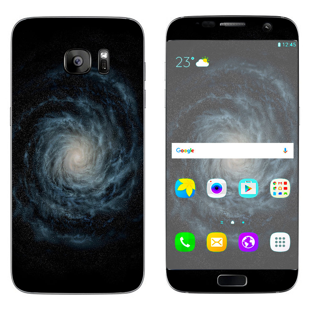  Hurricane Clouds Samsung Galaxy S7 Edge Skin