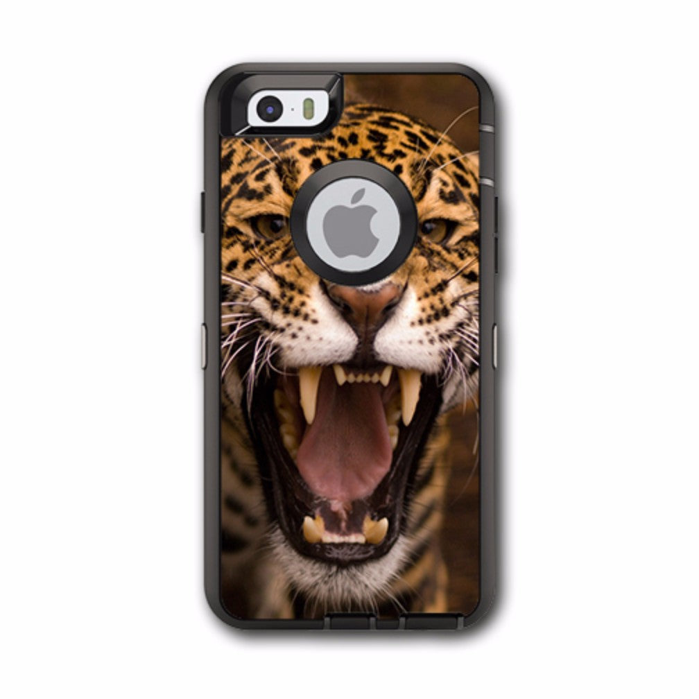  Jaguar Growling Otterbox Defender iPhone 6 Skin