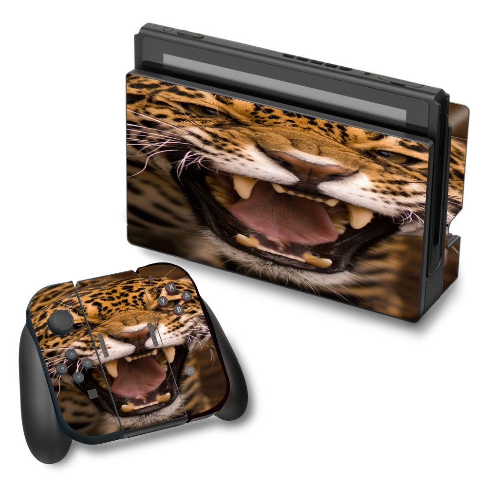  Jaguar Growling Nintendo Switch Skin