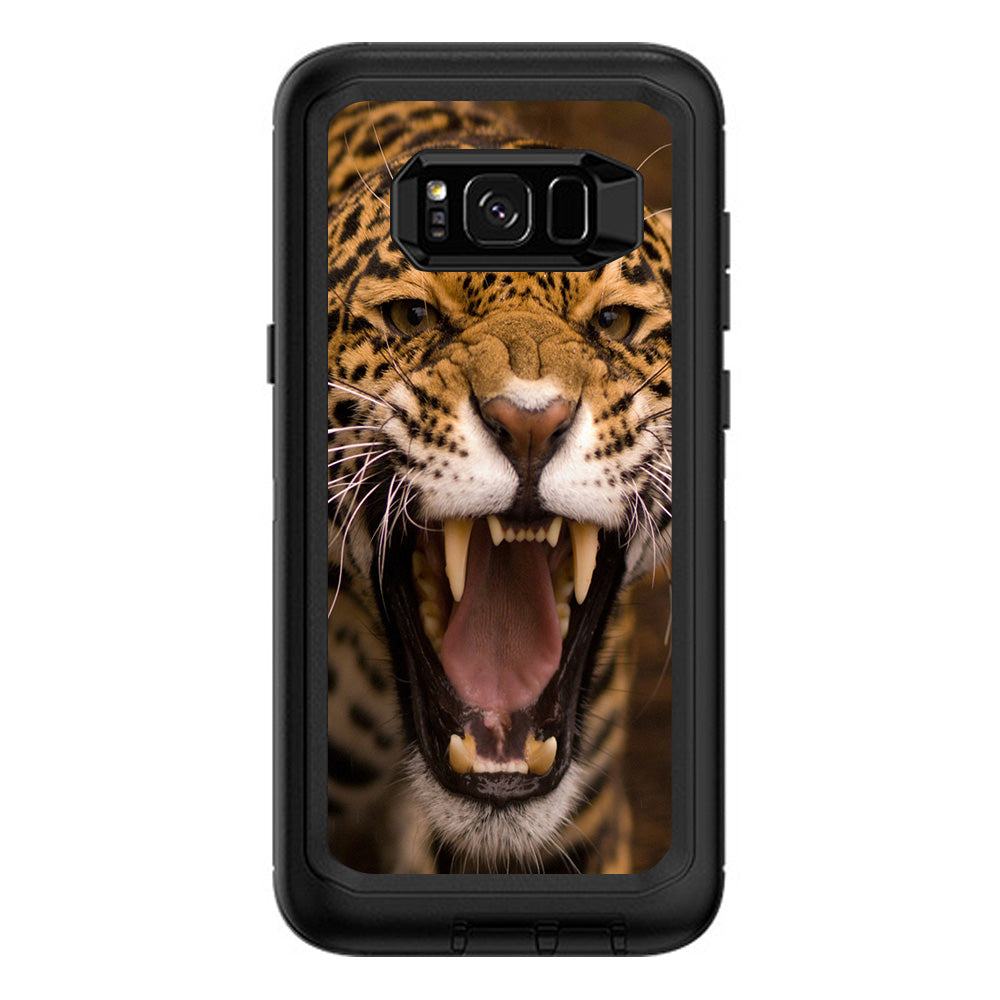  Jaguar Growling Otterbox Defender Samsung Galaxy S8 Plus Skin