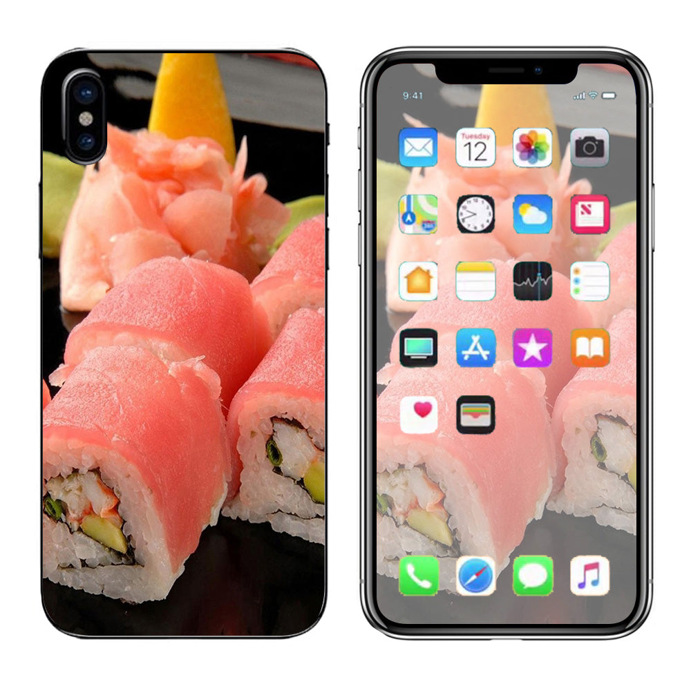  Japanese Sushi Apple iPhone X Skin