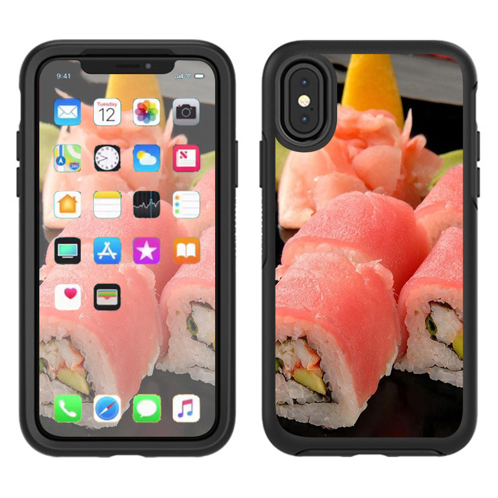  Japanese Sushi Otterbox Defender Apple iPhone X Skin