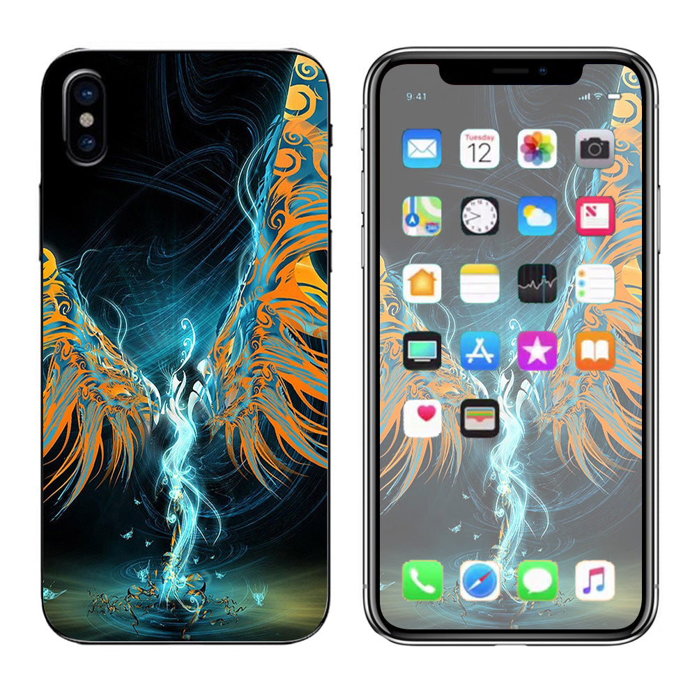  Lightning Wings Apple iPhone X Skin