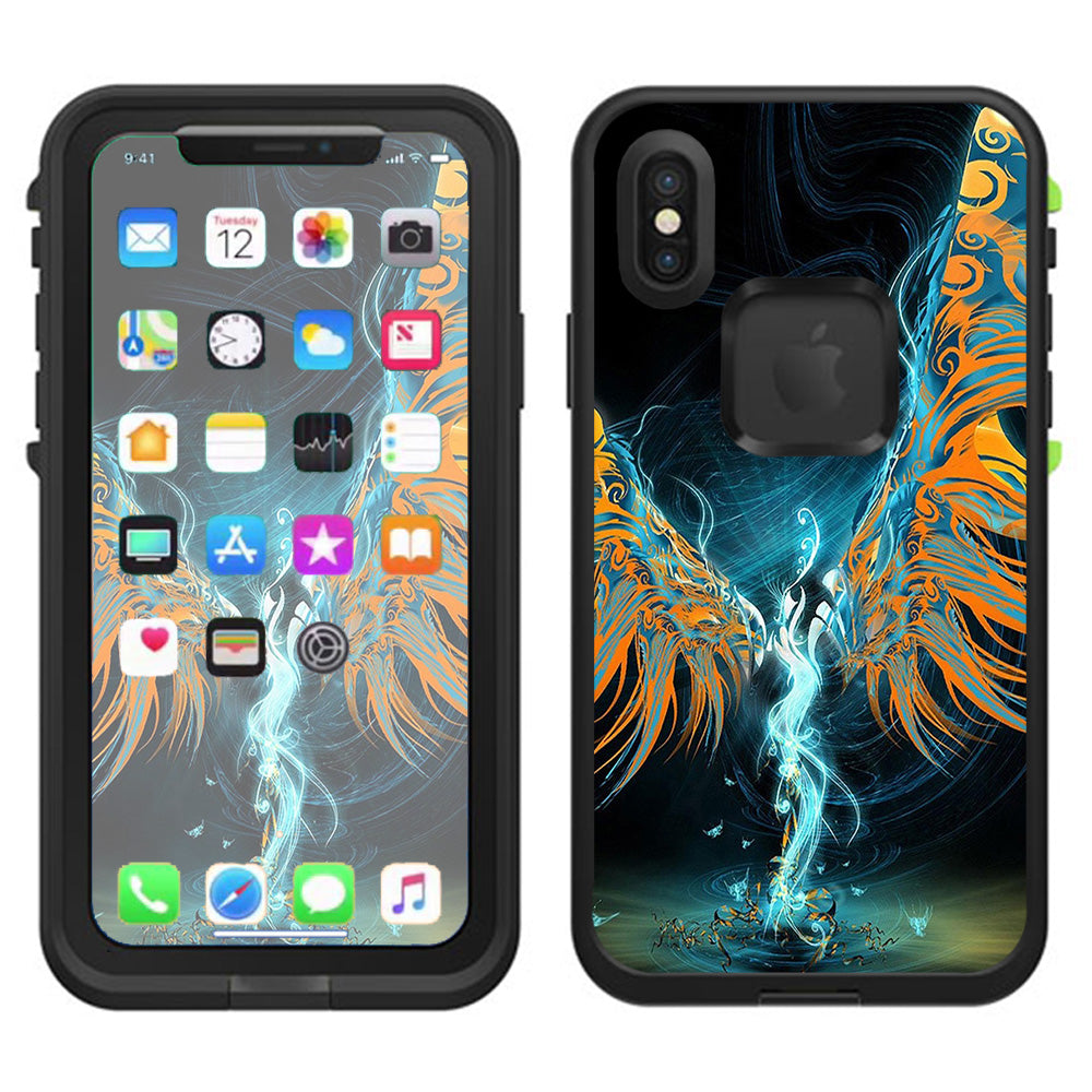  Lightning Wings Lifeproof Fre Case iPhone X Skin