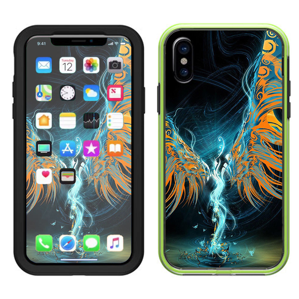  Lightning Wings Lifeproof Slam Case iPhone X Skin
