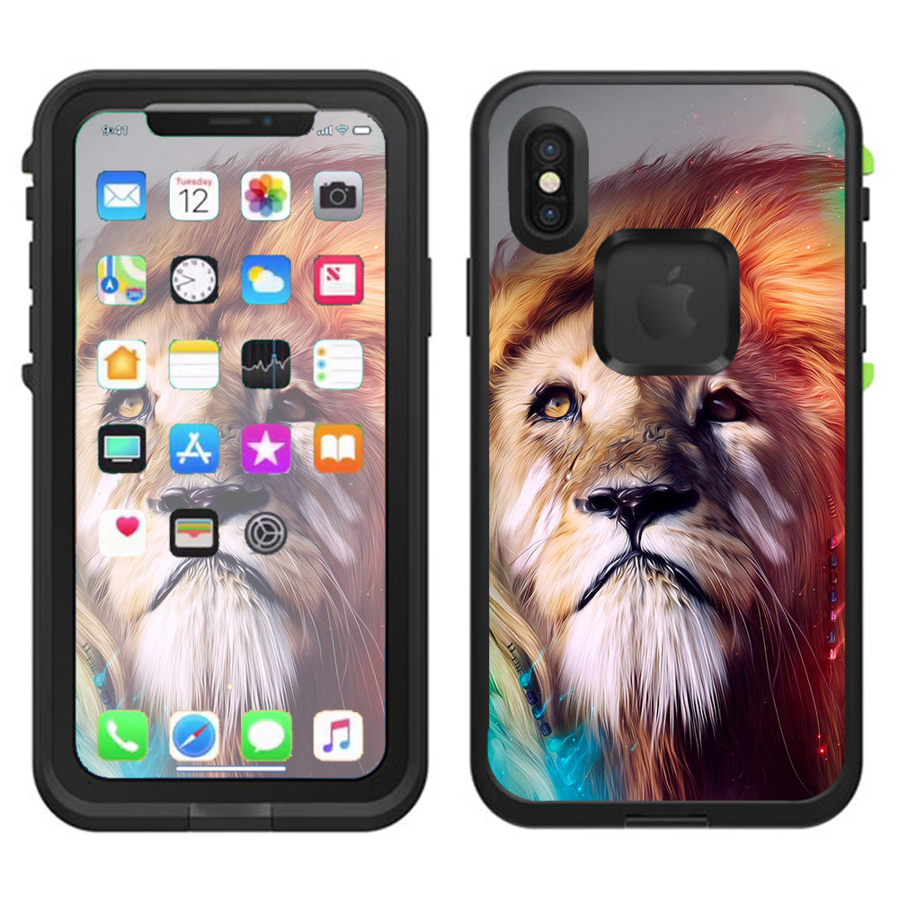  Lion Face Lifeproof Fre Case iPhone X Skin