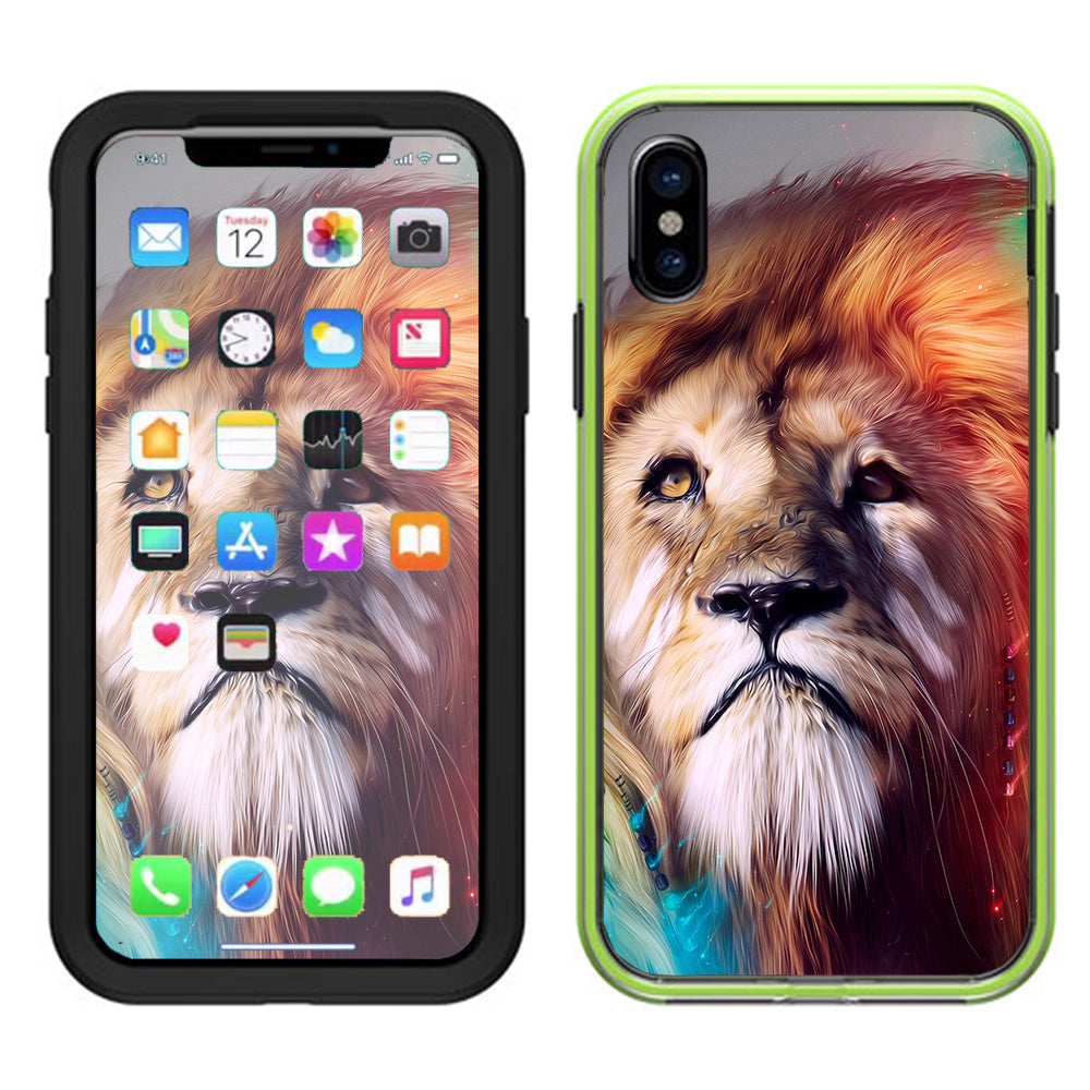  Lion Face Lifeproof Slam Case iPhone X Skin