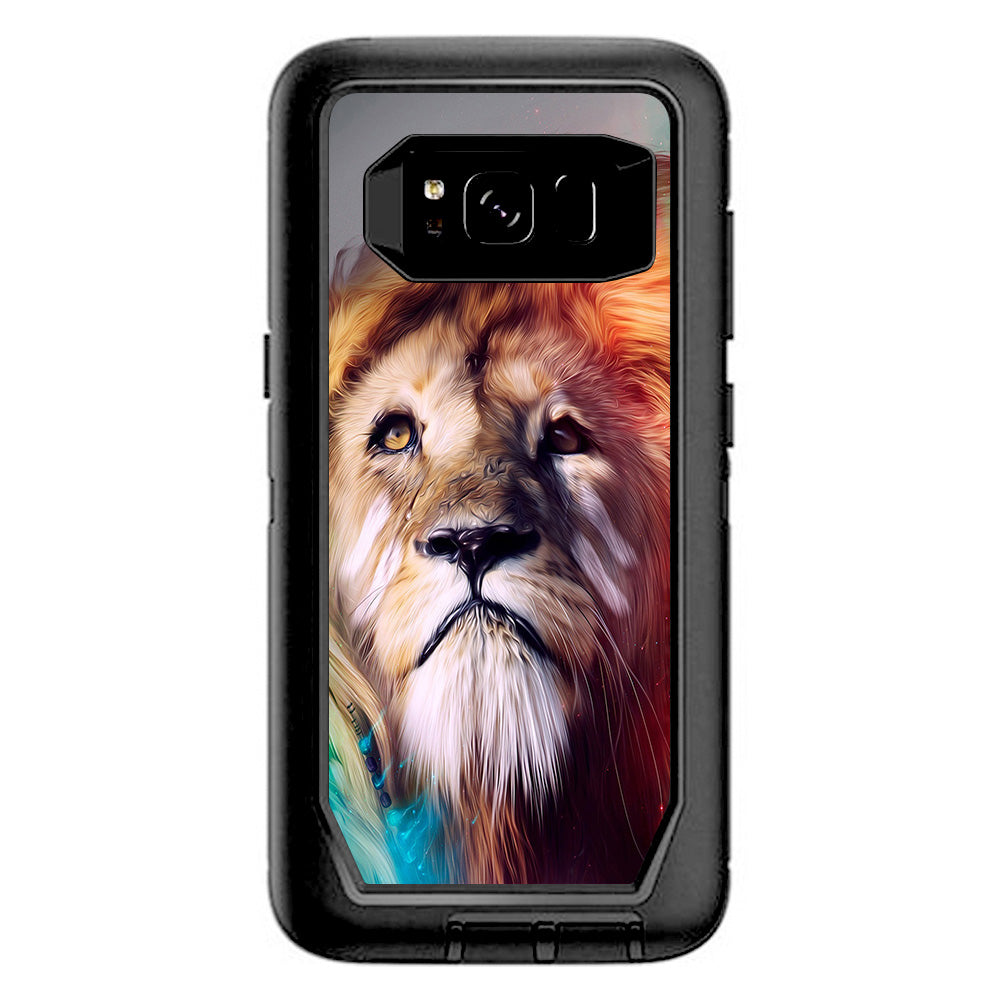  Lion Face Otterbox Defender Samsung Galaxy S8 Skin