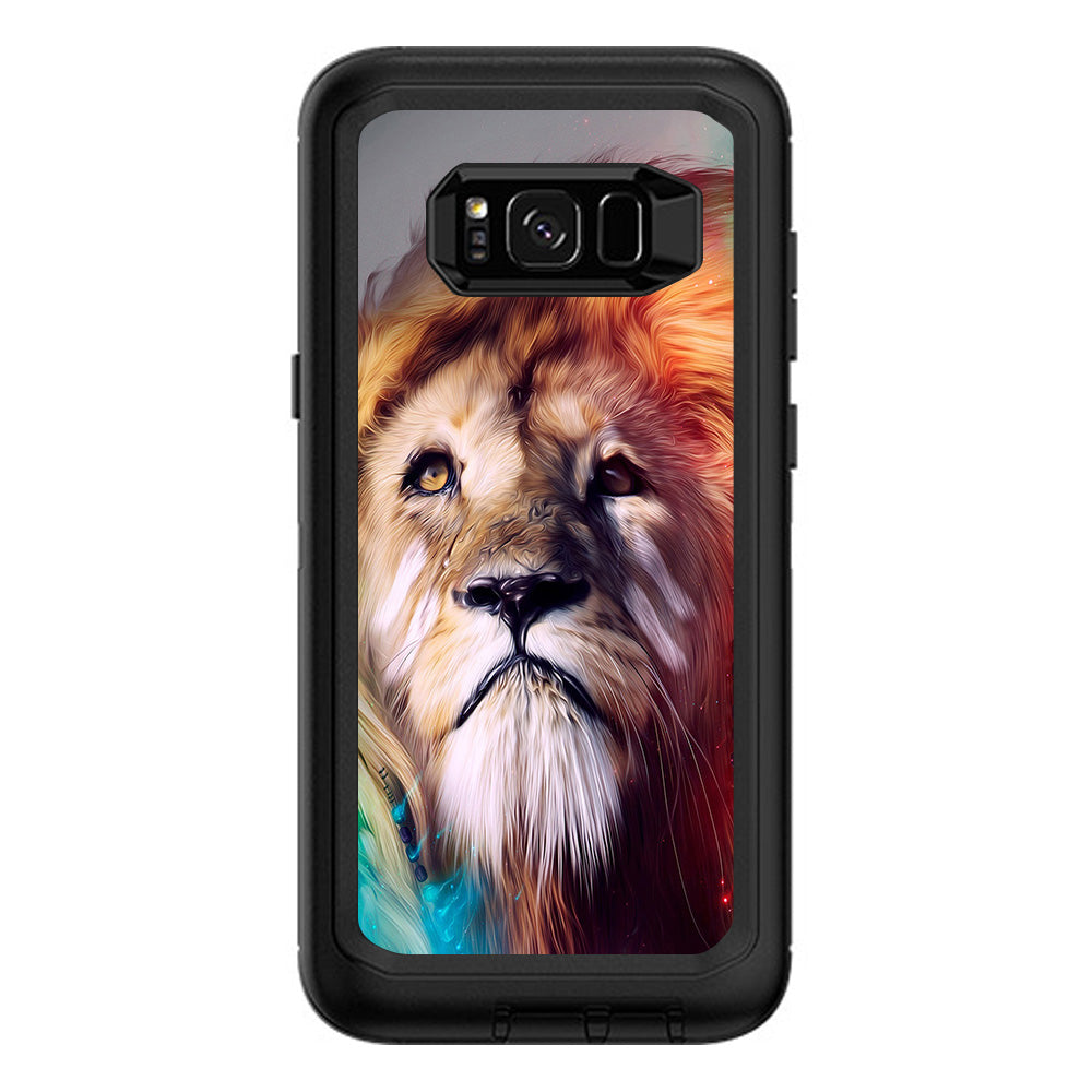  Lion Face Otterbox Defender Samsung Galaxy S8 Plus Skin