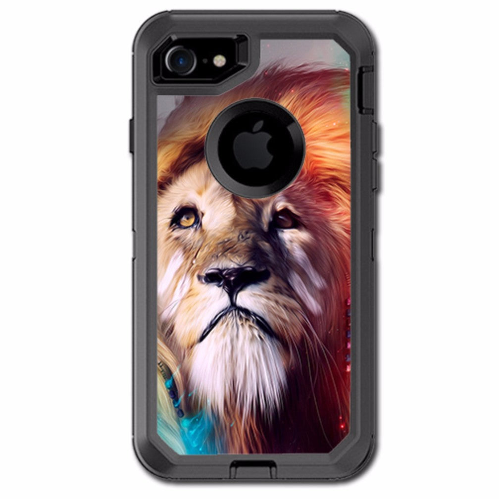  Lion Face Otterbox Defender iPhone 7 or iPhone 8 Skin