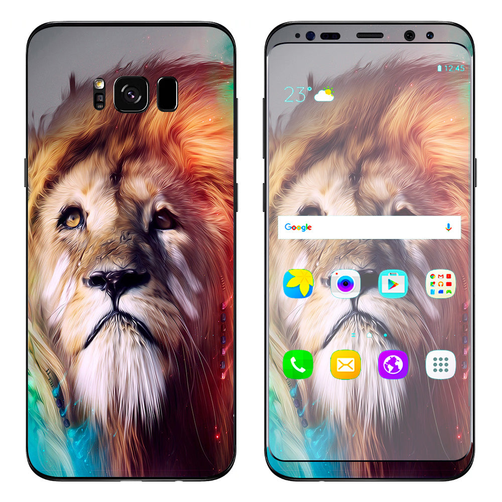  Lion Face Samsung Galaxy S8 Skin