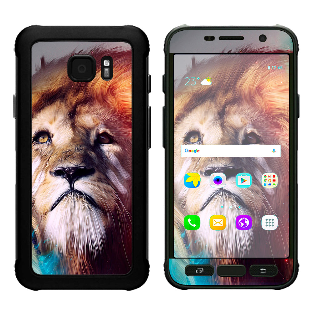  Lion Face Samsung Galaxy S7 Active Skin