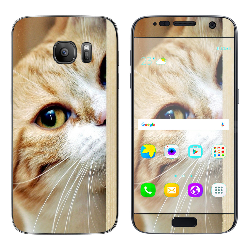  Cat Lomo Style Samsung Galaxy S7 Skin