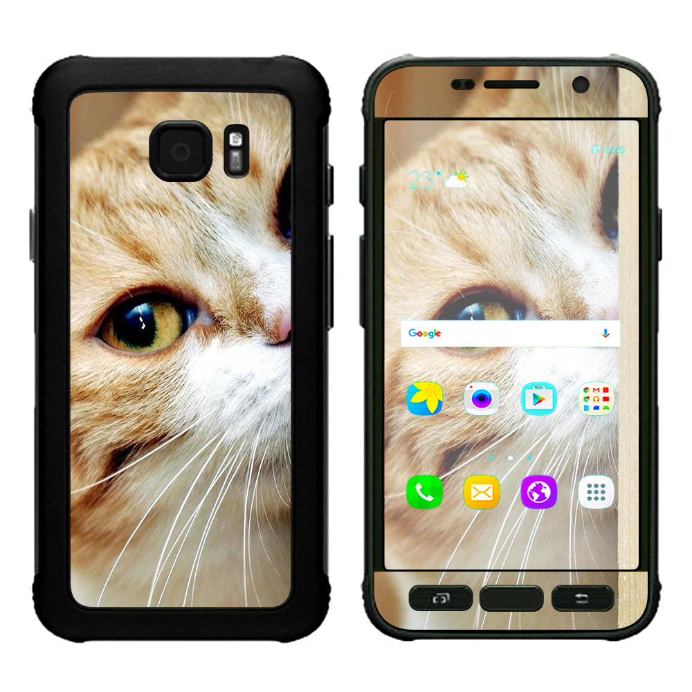  Cat Lomo Style Samsung Galaxy S7 Active Skin