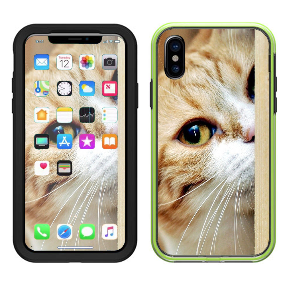  Cat Lomo Style Lifeproof Slam Case iPhone X Skin