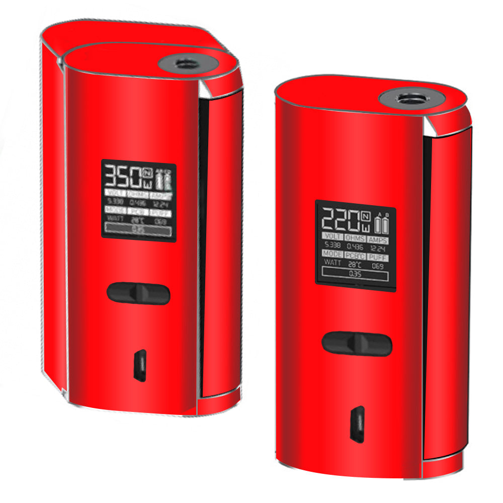  Solid Red Color Smok GX2/4 350w Skin
