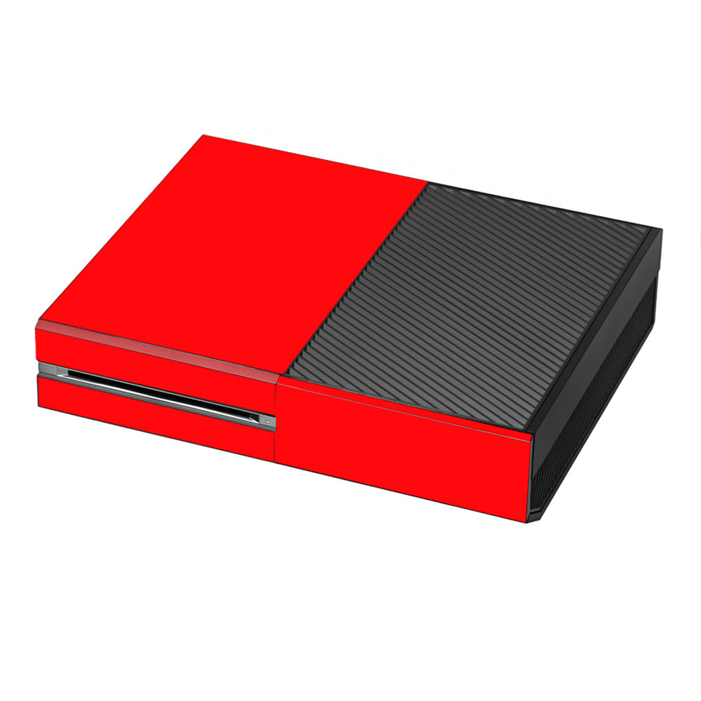  Solid Red Color Microsoft Xbox One Skin