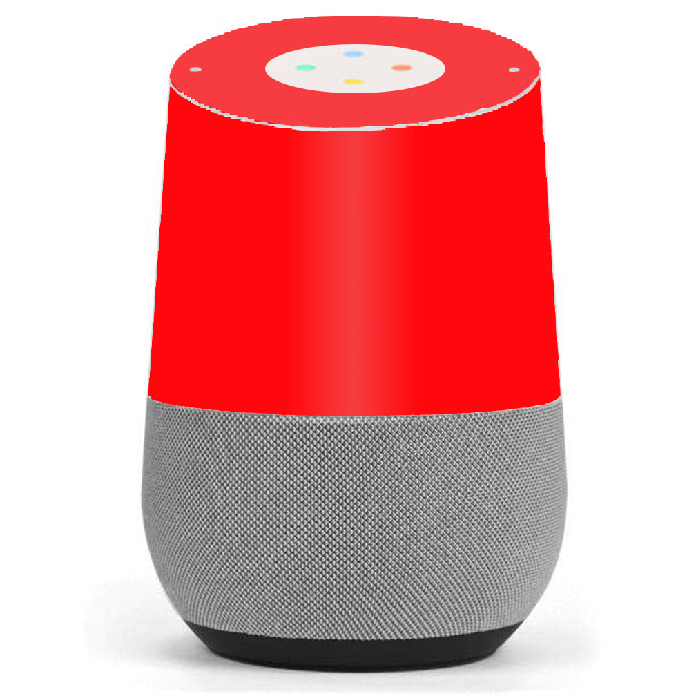  Solid Red Color Google Home Skin