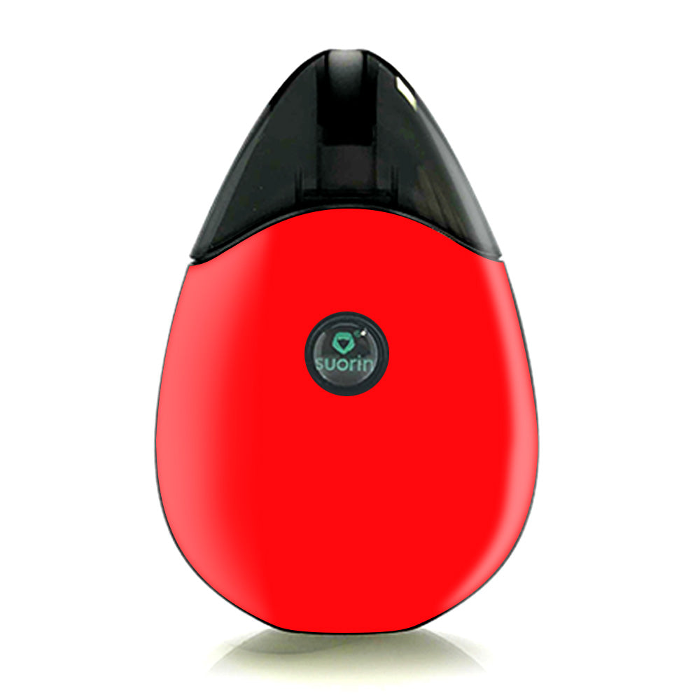  Solid Red Color Suorin Drop Skin