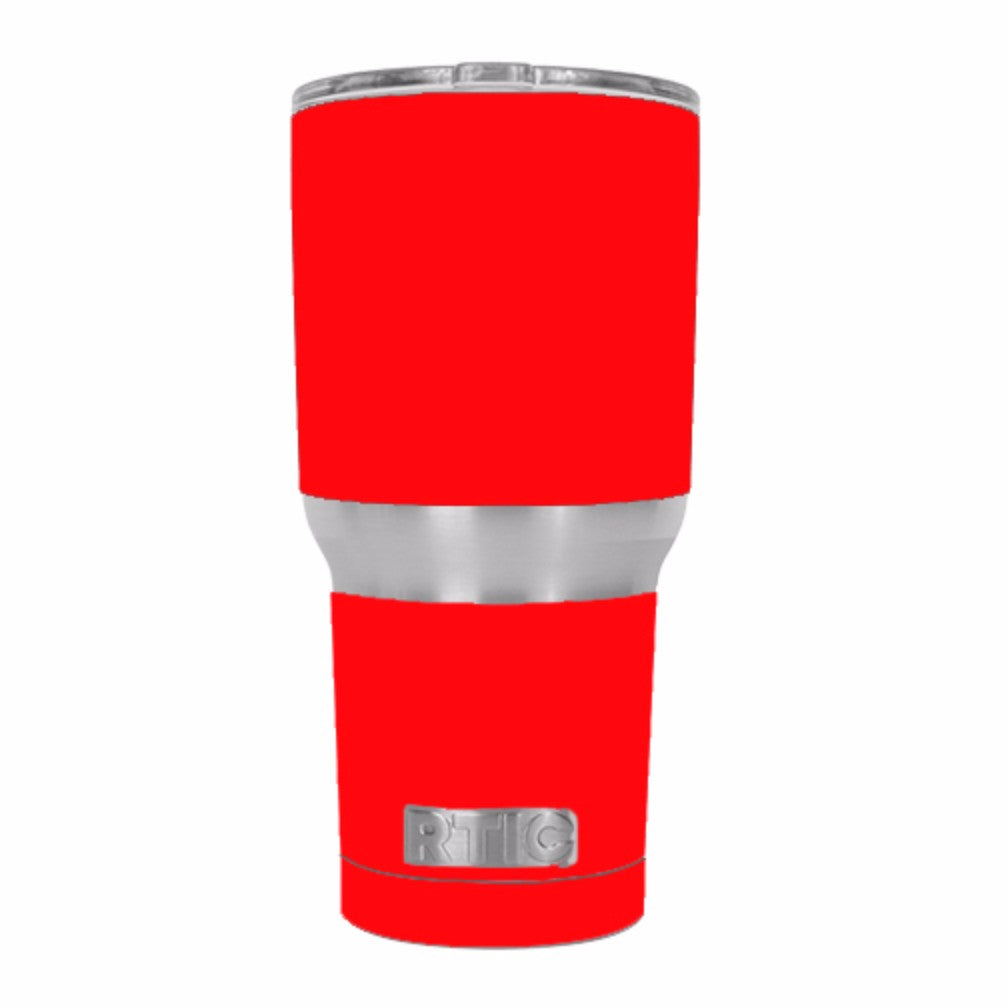  Solid Red Color RTIC 30oz Tumbler Skin