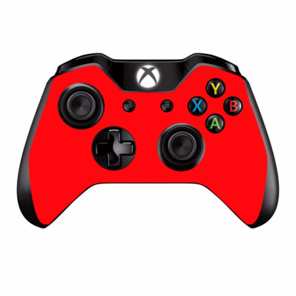  Solid Red Color Microsoft Xbox One Controller Skin