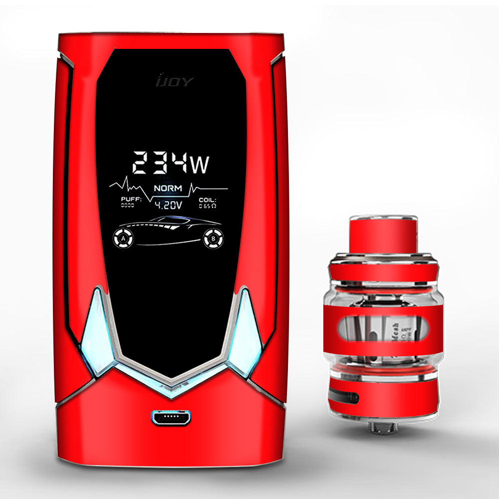  Solid Red Color iJoy Avenger 270 Skin