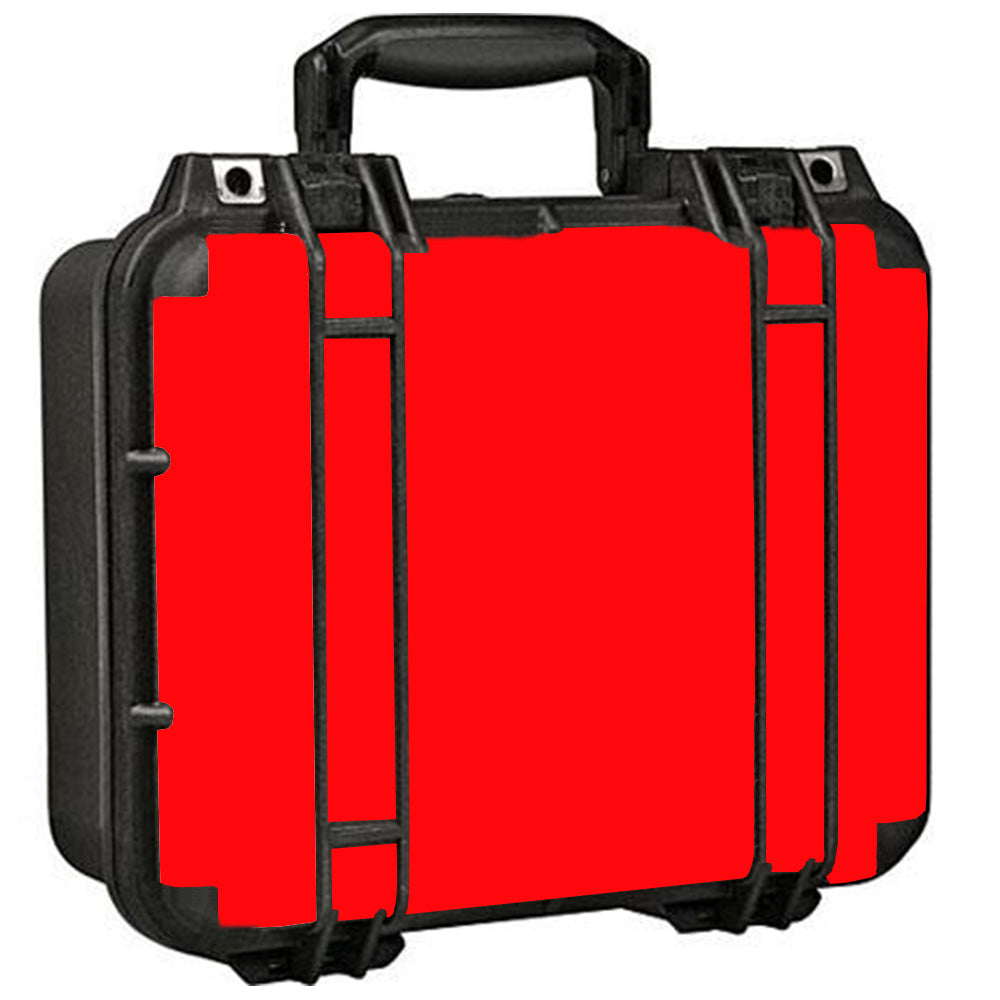  Solid Red Color Pelican Case 1400 Skin