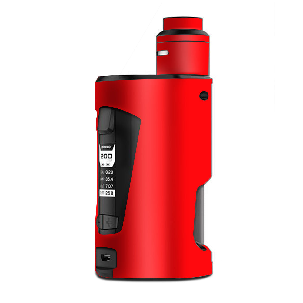  Solid Red Color G Box Squonk Geek Vape Skin