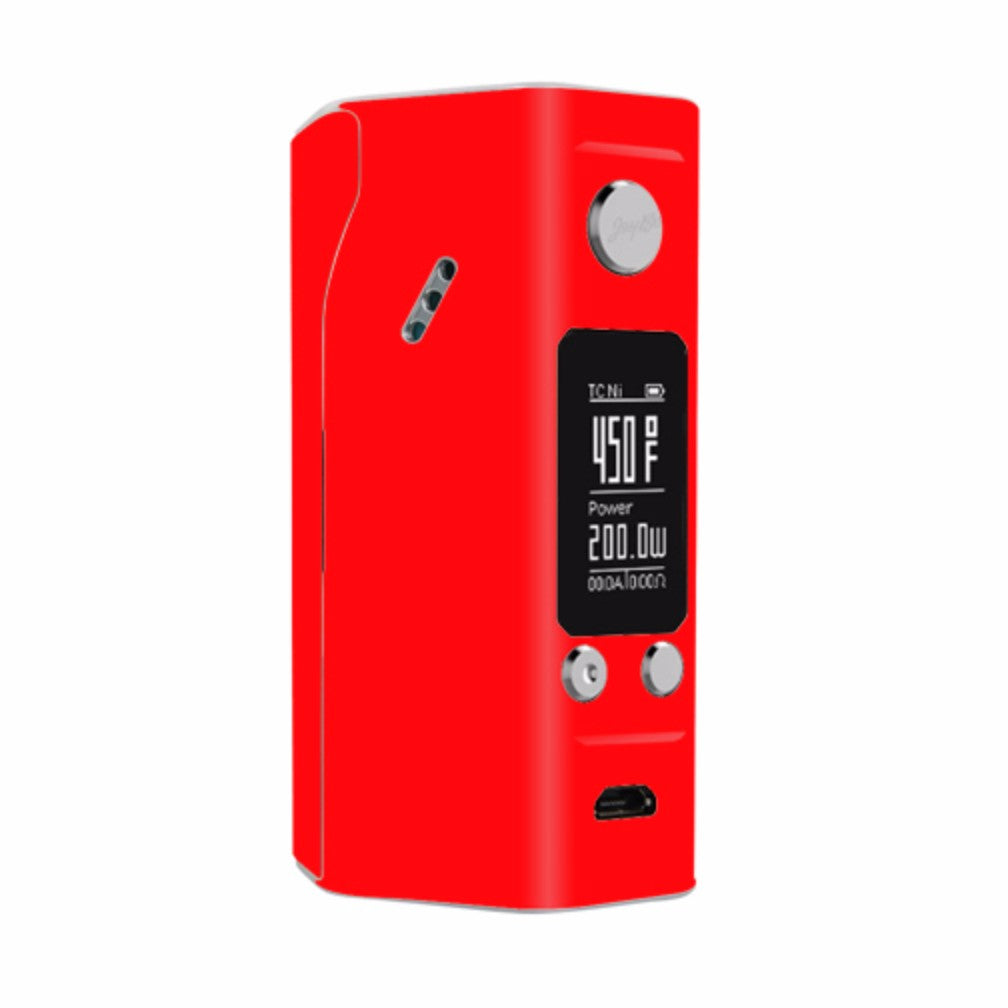  Solid Red Color Wismec Reuleaux RX200S Skin