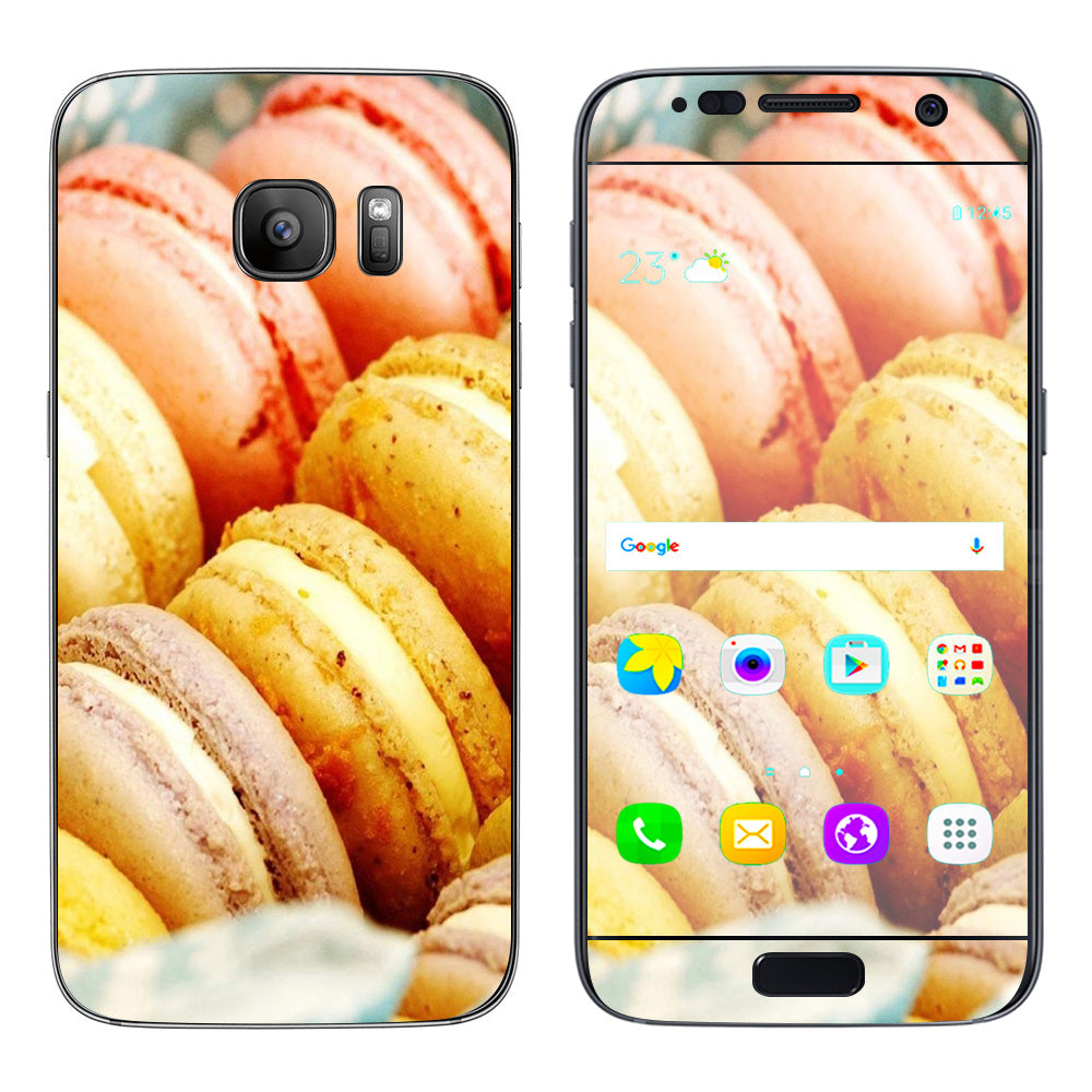  Macaroon Cookies Pastry Samsung Galaxy S7 Skin
