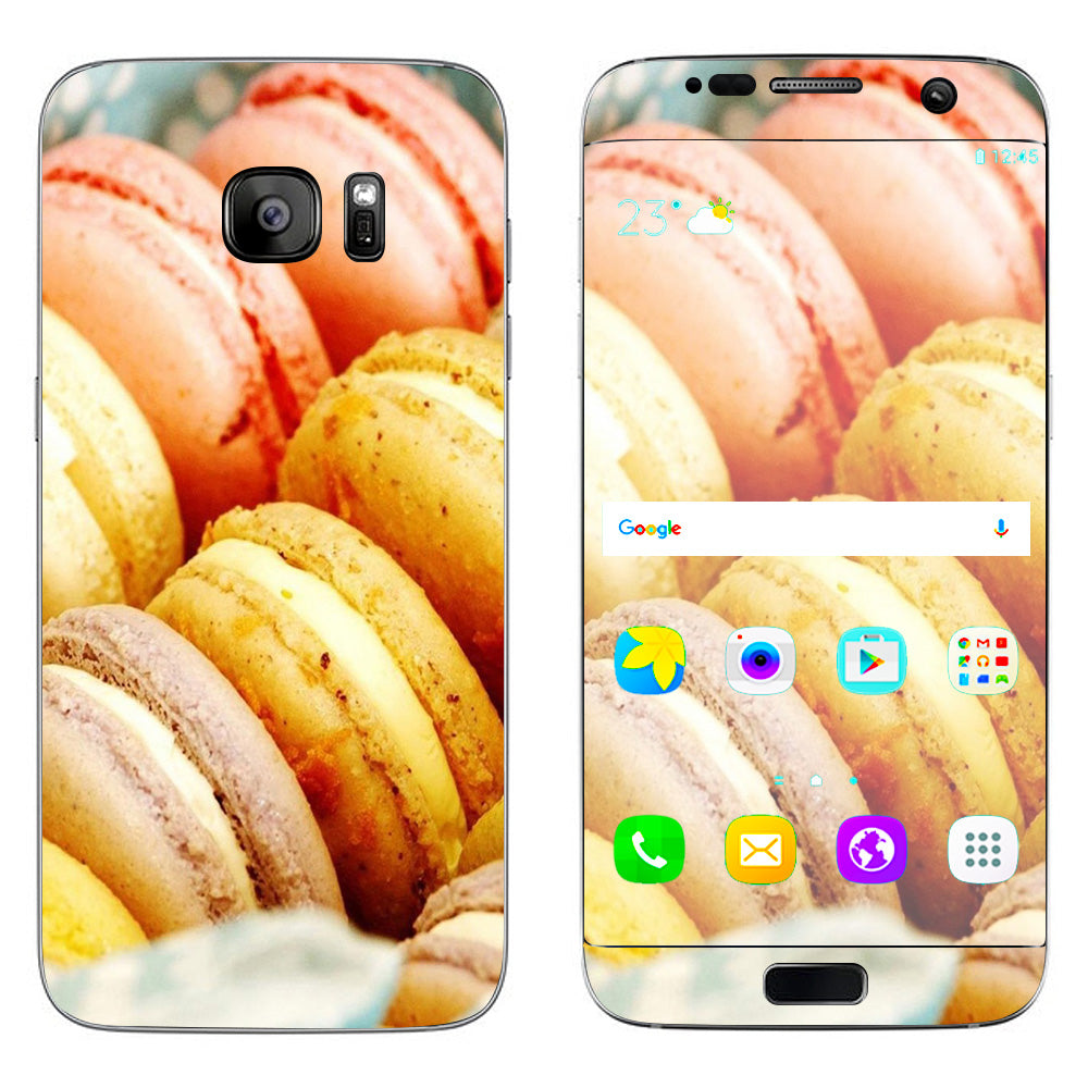  Macaroon Cookies Pastry Samsung Galaxy S7 Edge Skin