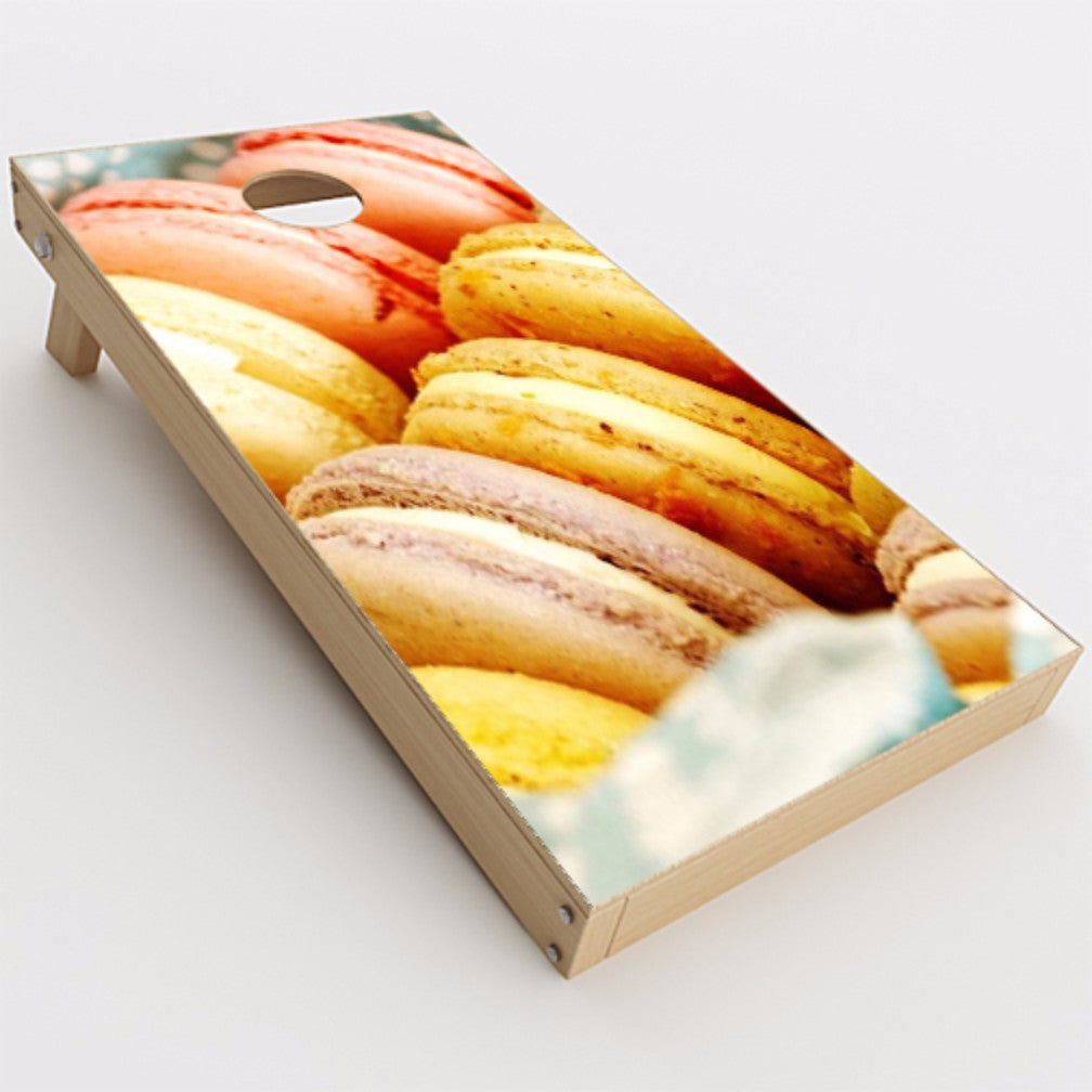  Macaroon Cookies Pastry Cornhole Game Boards  Skin