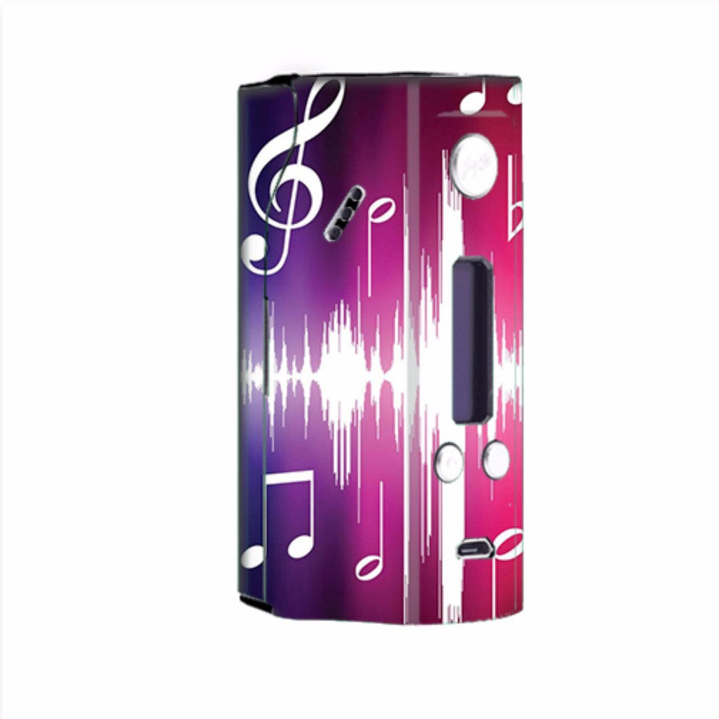  Music Notes Glowing Wismec Reuleaux RX200  Skin
