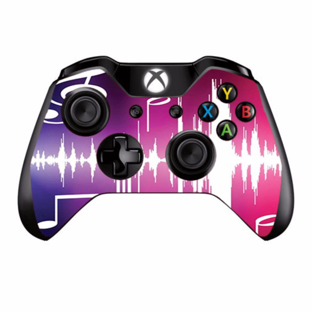  Music Notes Glowing Microsoft Xbox One Controller Skin