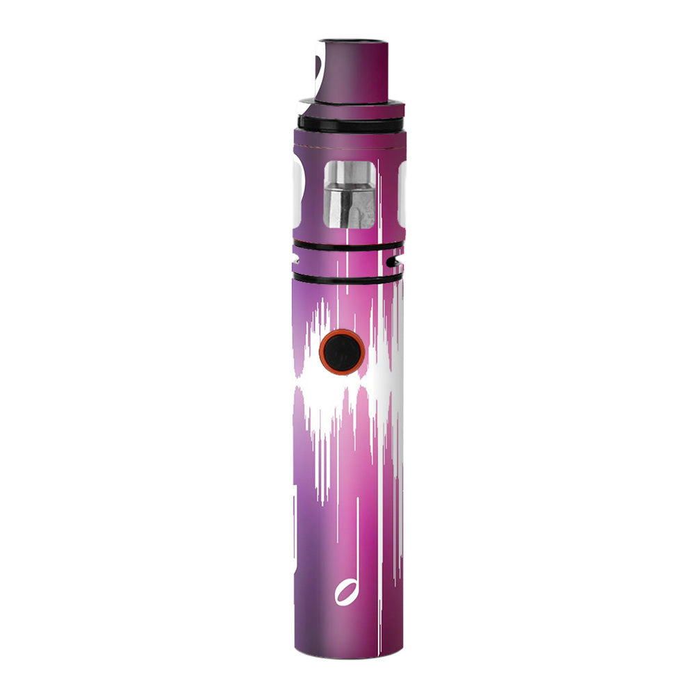  Music Notes Glowing Smok Stick V8 Skin