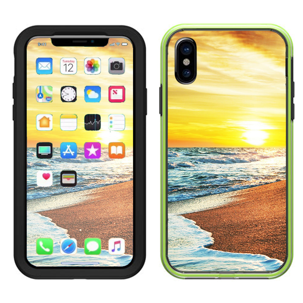  Ocean Sunset Lifeproof Slam Case iPhone X Skin