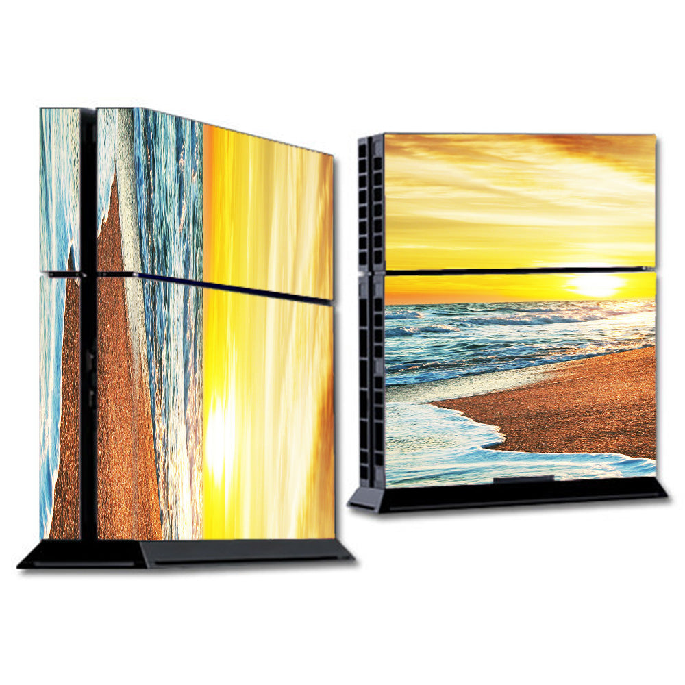  Ocean Sunset Sony Playstation PS4 Skin