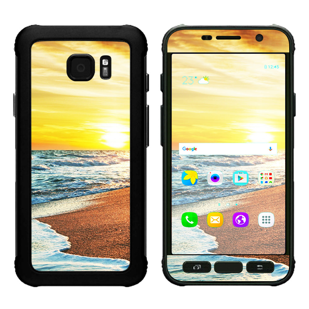  Ocean Sunset Samsung Galaxy S7 Active Skin