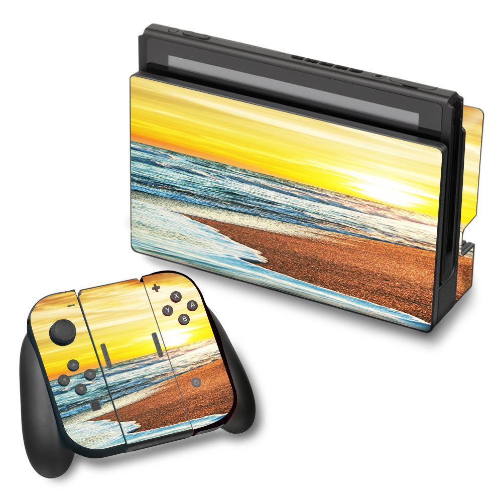  Ocean Sunset Nintendo Switch Skin