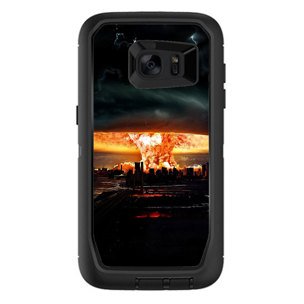  Mushroom Cloud, Atom Bomb Otterbox Defender Samsung Galaxy S7 Edge Skin