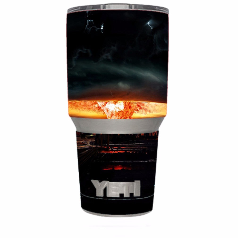  Mushroom Cloud, Atom Bomb Yeti 30oz Rambler Tumbler Skin