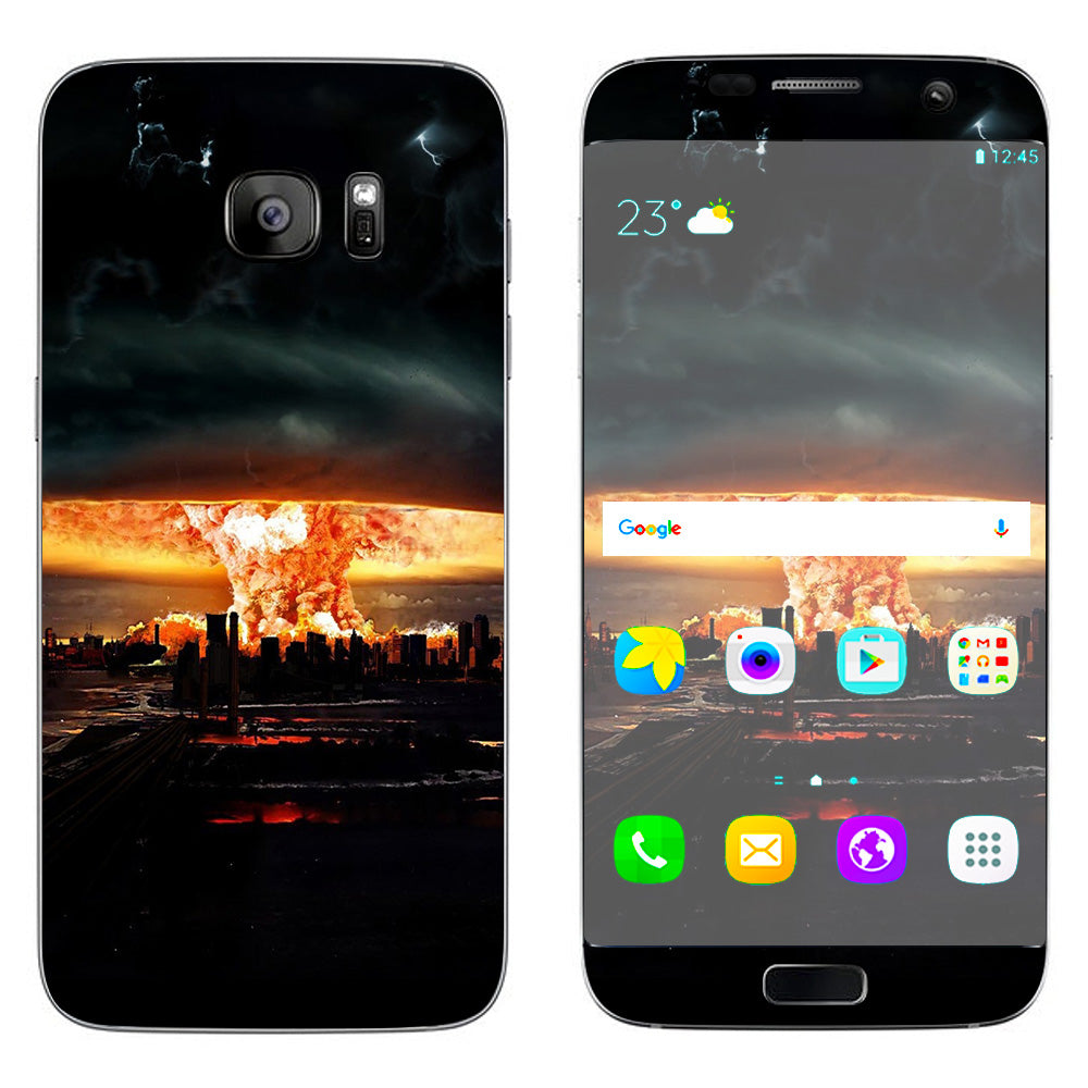  Mushroom Cloud, Atom Bomb Samsung Galaxy S7 Edge Skin