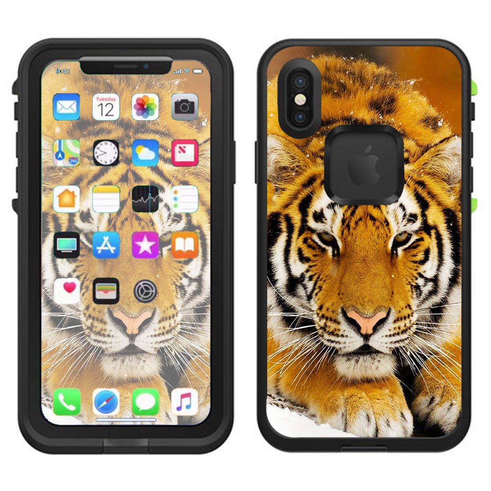  Siberian Tiger Lifeproof Fre Case iPhone X Skin