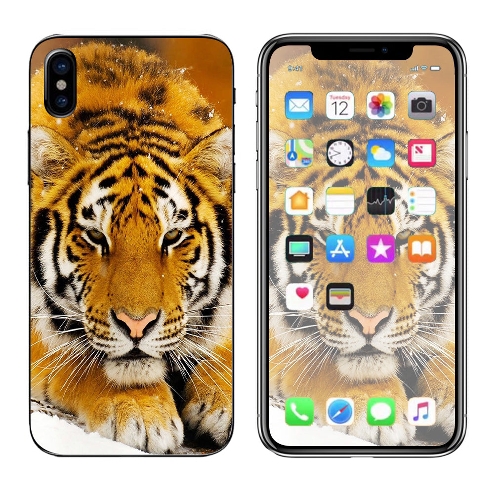  Siberian Tiger Apple iPhone X Skin