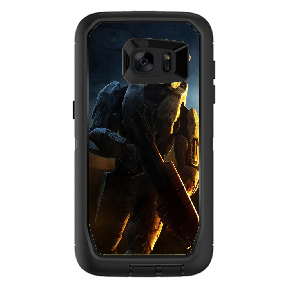  Soldier In Battle Otterbox Defender Samsung Galaxy S7 Edge Skin
