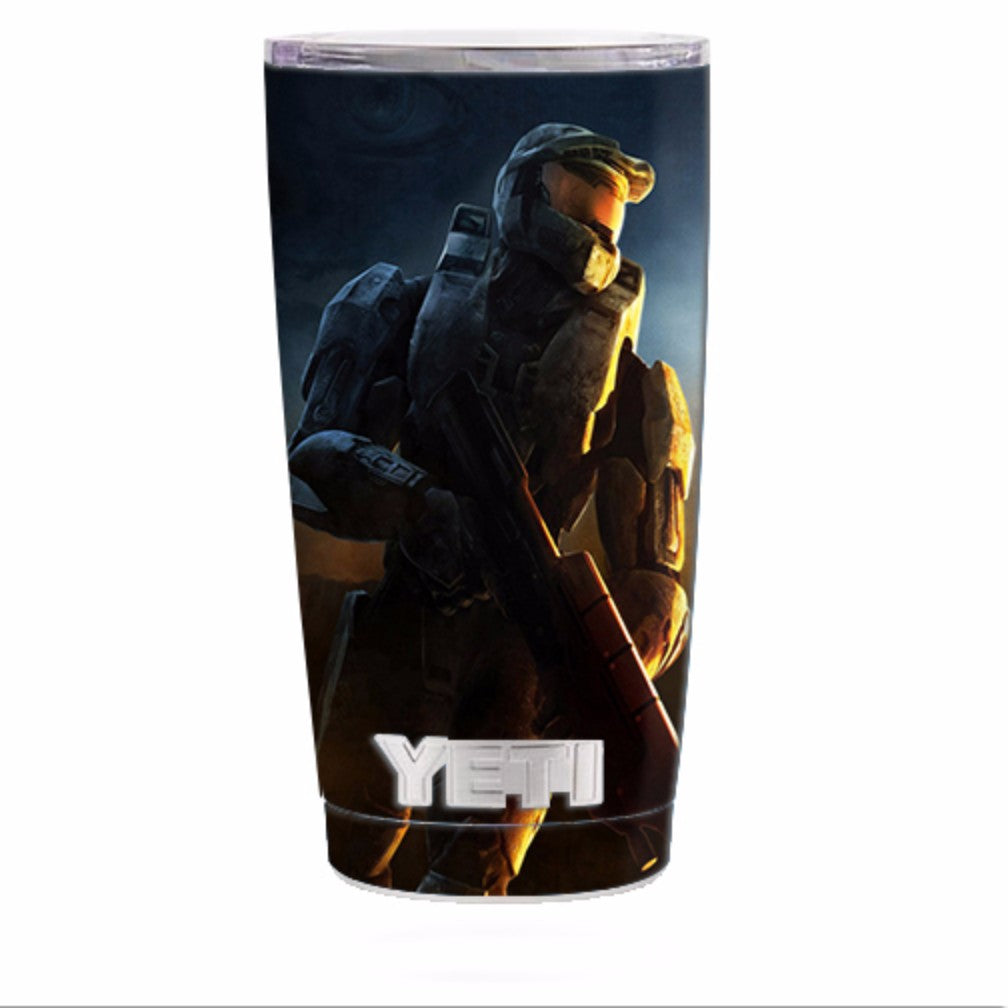  Soldier In Battle Yeti 20oz Rambler Tumbler Skin