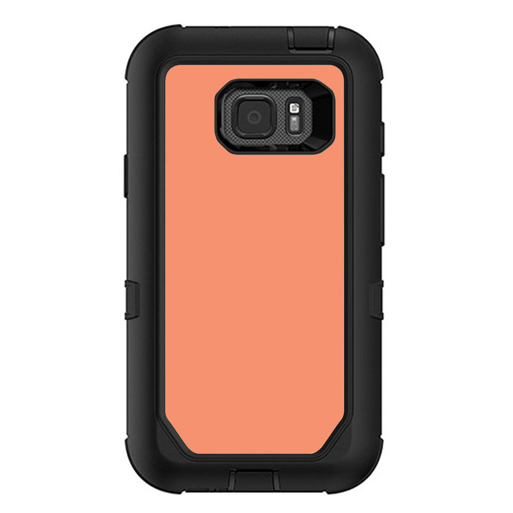  Solid Peach Otterbox Defender Samsung Galaxy S7 Active Skin