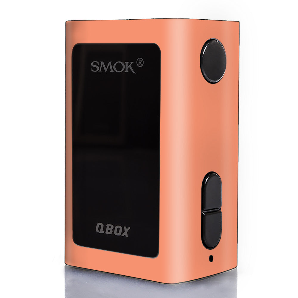  Solid Peach Smok Q-Box Skin