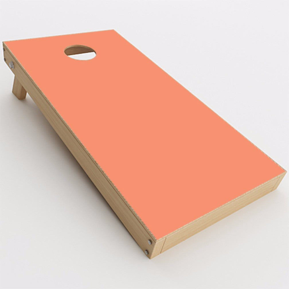  Solid Peach Cornhole Game Boards  Skin